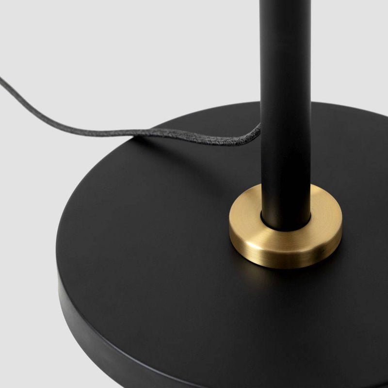 Tala Poise Adjustable Floor Lamp in Brass with Sphere V Bulb - Journey East