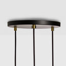 Tala Brass Triple Pendant with Canopy - Journey East