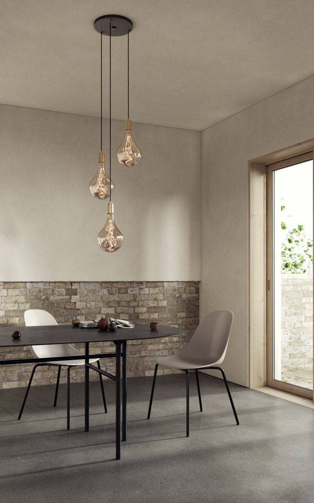 Tala Brass Triple Pendant with Canopy - Journey East