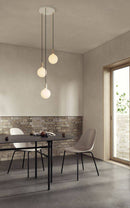 Tala Brass Triple Pendant with Canopy - Journey East