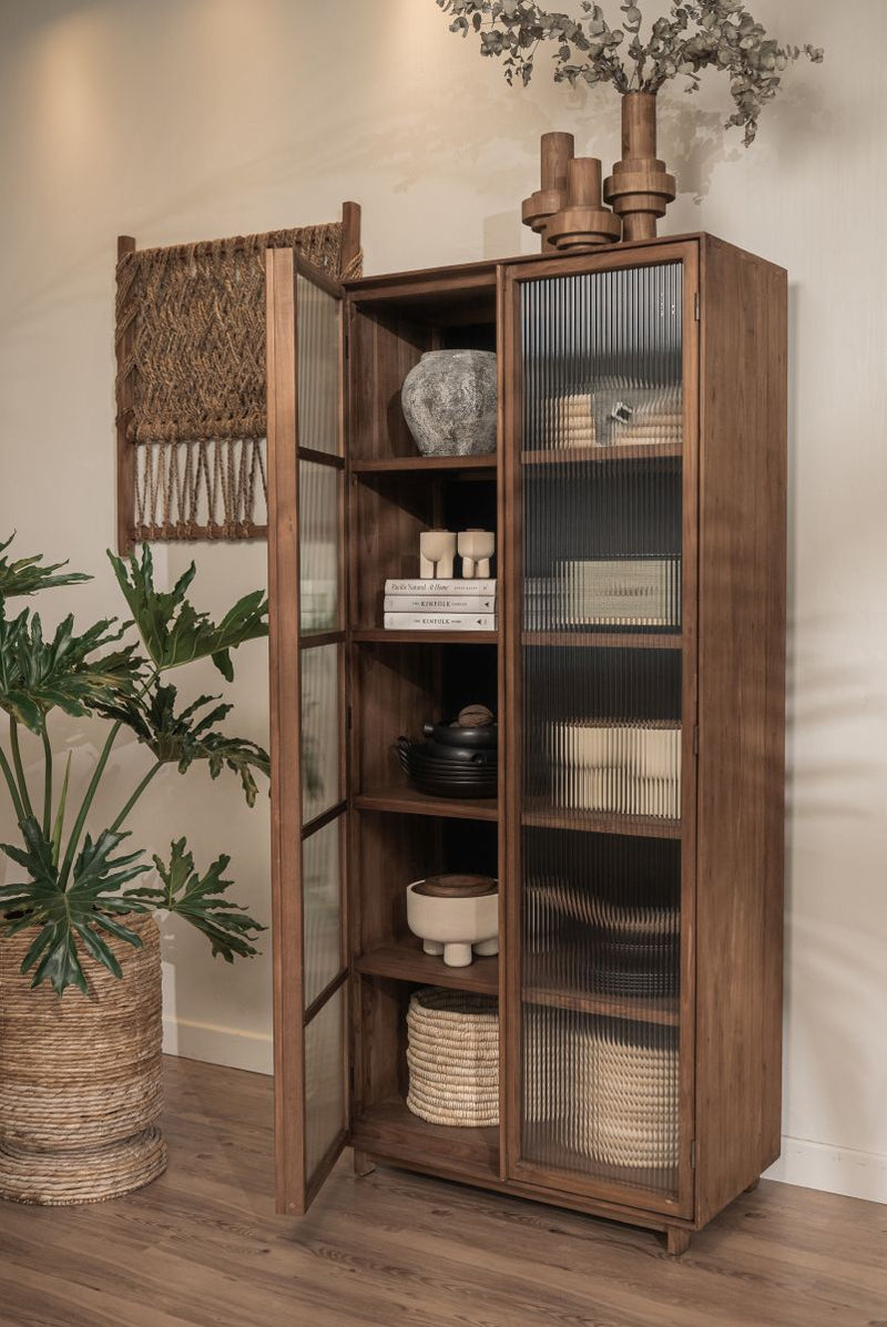 d-Bodhi Motion Textured Glass Cabinet - Journey East