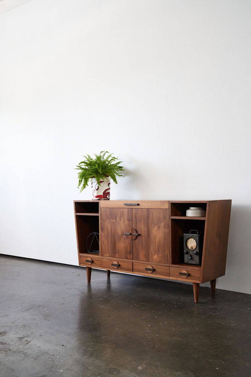 Vinyl LP Record Console