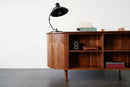 Vintage Curved Desk with Rack - Journey East