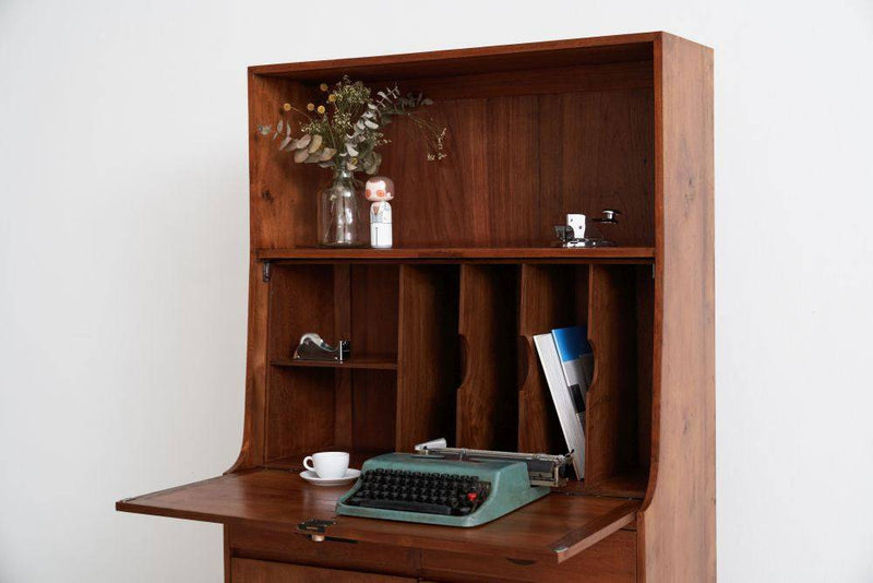 Study Cabinet with Drop Leaf Table - Journey East
