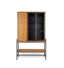 d-Bodhi Outline Cabinet 3 Doors 1 Open Rack (Glass) - Journey East