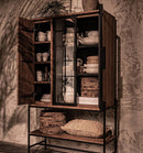 d-Bodhi Outline Cabinet 3 Doors 1 Open Rack (Glass) - Journey East
