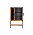 d-Bodhi Outline Cabinet 3 Doors 1 Open Rack (Glass) - Journey East