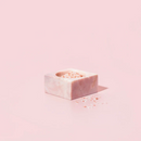 Stoned Pink Marble Block Bowl - Journey East