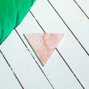 Stoned Pink Marble Triangle - Journey East