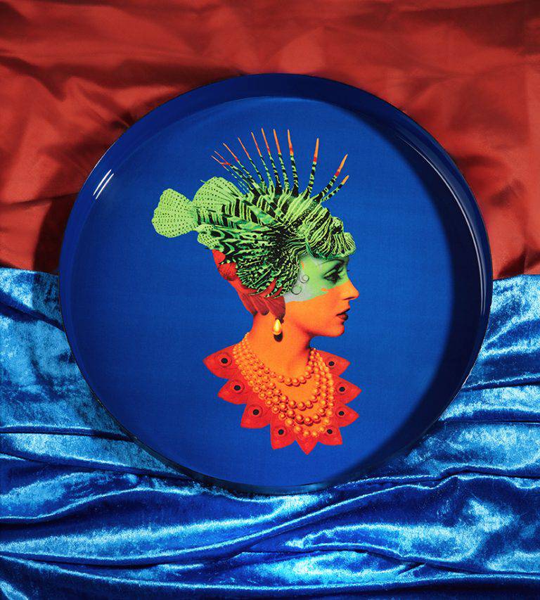 Gangzai Rascaqueen Round Tray - Journey East