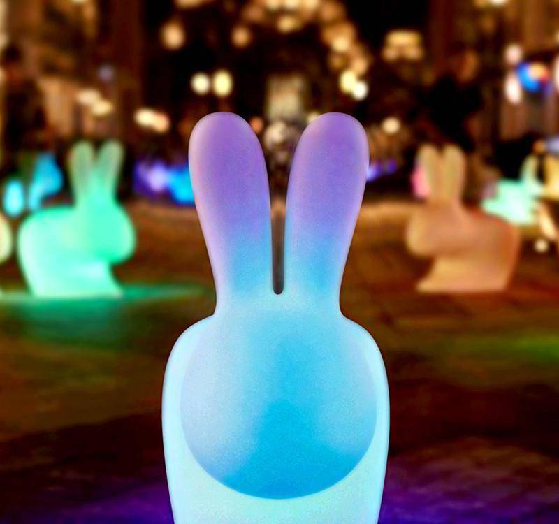 Qeeboo Rabbit Lamp Outdoor LED - Journey East