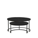 d-Bodhi Tuareg Round Coffee Table (set of 2) Black - Journey East