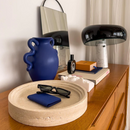 Stoned Travertine Object 'Amphi' - Journey East