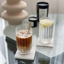 Stone White Marble Square Coasters - Journey East