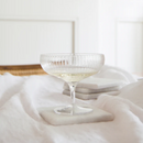 Stone White Marble Square Coasters - Journey East