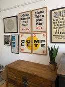 The Printer's Devil You Complete Me Letterpress Print (Set of 2) - Journey East