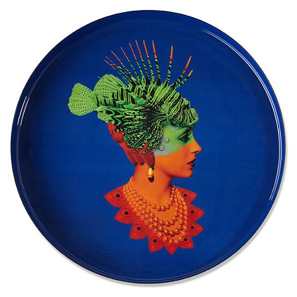 Gangzai Rascaqueen Round Tray - Journey East