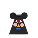 Qeeboo Vase Oggian Mister Mouse - Journey East