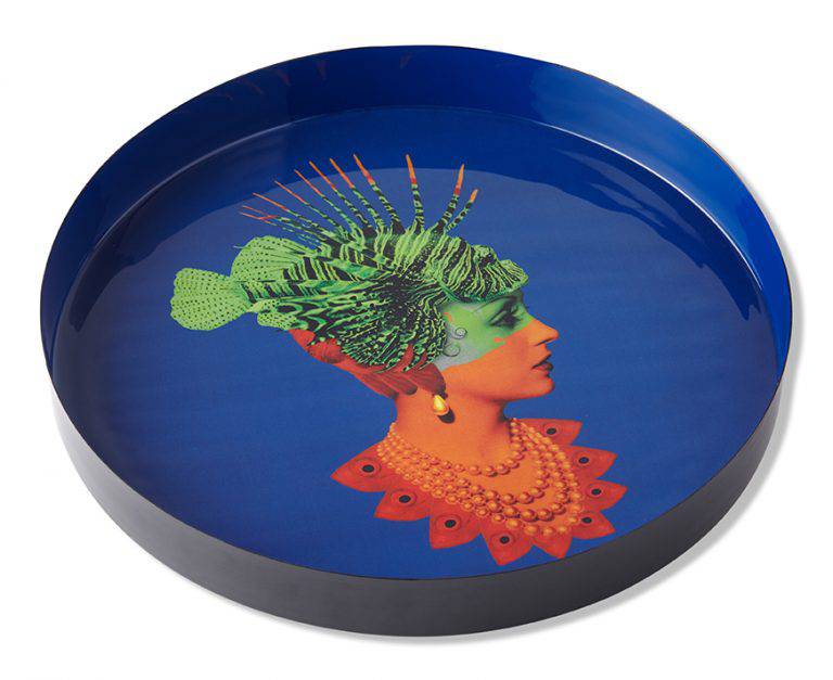 Gangzai Rascaqueen Round Tray - Journey East